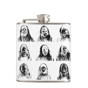 Scary Masks Hip Flask