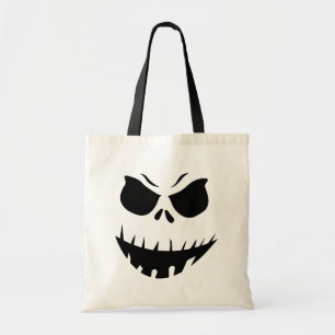 Scary Monster Face Halloween Tote Bag