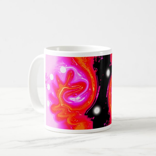 Scary moon art coffee mug (Front Left)