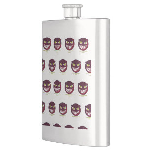 Scary never sleeps. hip flask