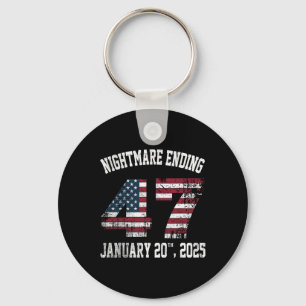 Scary Night Ending January 20th 2025 Funny Pro Tru Keychain
