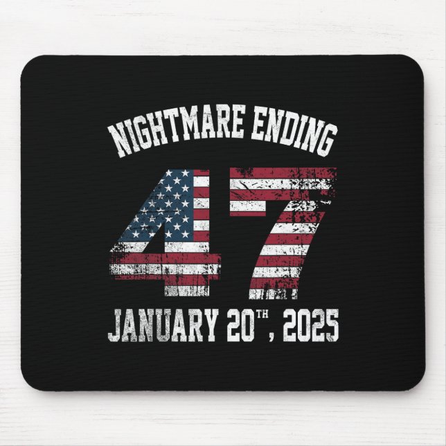 Scary Night Ending January 20th 2025 Funny Pro Tru Mouse Pad (Front)