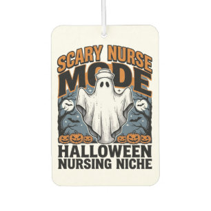 Scary Nurse Costume Halloween Ghost Nursing Shirt_ Air Freshener