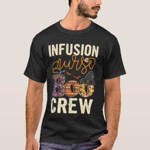 Scary Nurse Halloween Ghost Spider Infusion Nurse T-Shirt