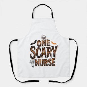 Scary Nurse Halloween Vintage Engraving Shirt Desi Apron