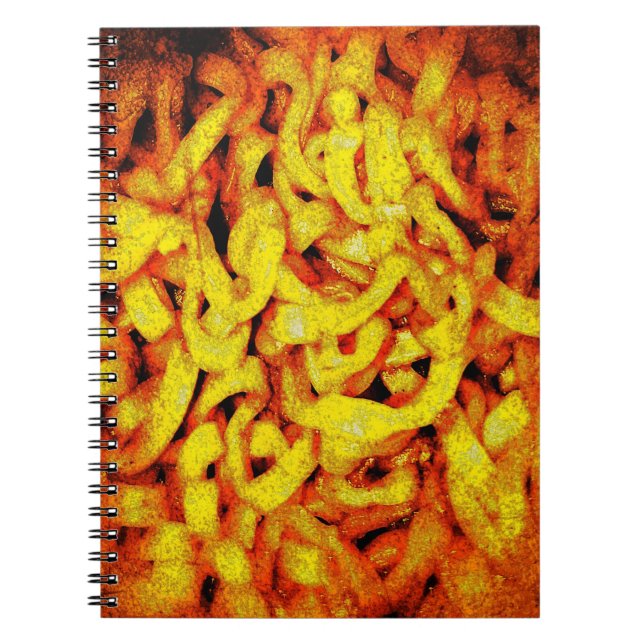 Scary Orange Ramen Notebook (Front)