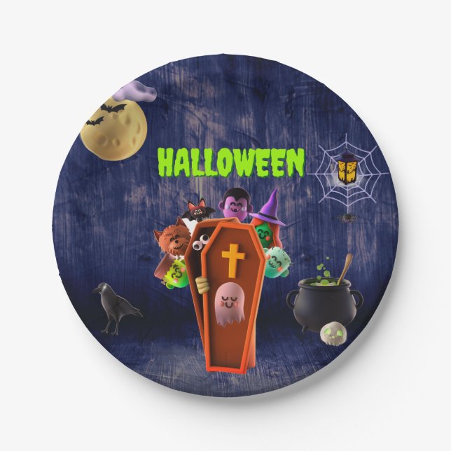 Scary Paper Plate (Front)