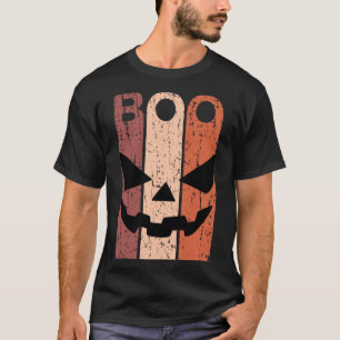Scary Pumpkin Face Halloween Costume with Monster T-Shirt
