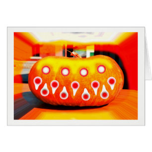 Scary pumpkin for Halloween