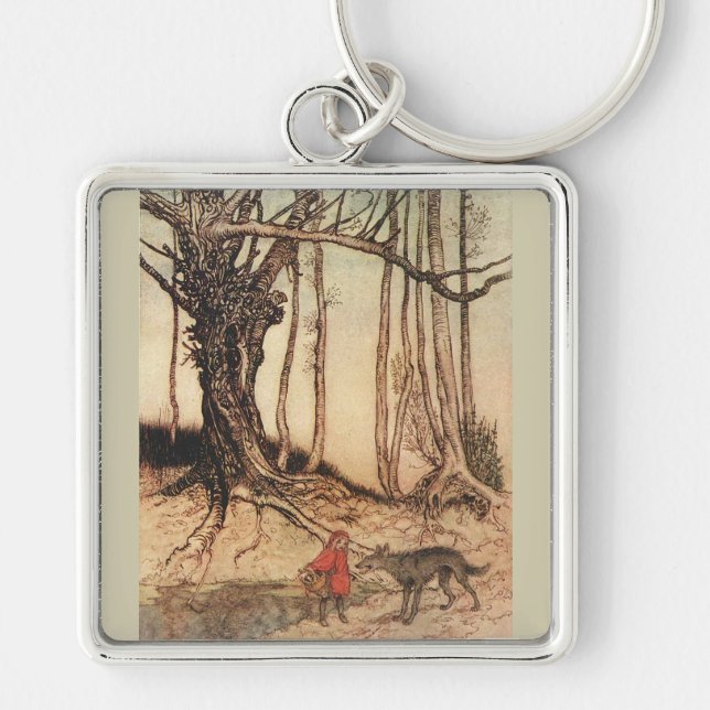 Scary Red Riding Hood Keychain (Front)