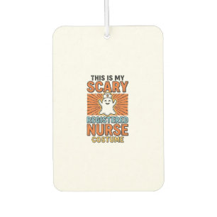 Scary Registered Nurse Costume Halloween Design_1 Air Freshener