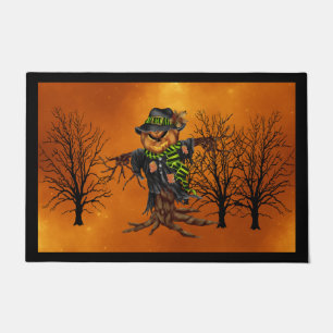 Scary Scarecrow Door Mat