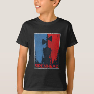 Scary Siren Head Meme Gamer Kids Boys Girls Xmas G T-Shirt