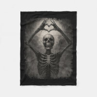 Scary Skeleton Hands Heart Sign Funny Halloween Co