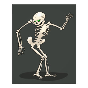 Scary Skeleton Photo Print