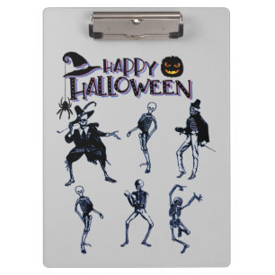 Scary Skeletons Party Clipboard