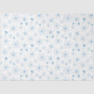 Scary skull Creepmas Christmas Snowflakes Tissue Paper