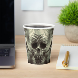 Scary Skull Paper Cups