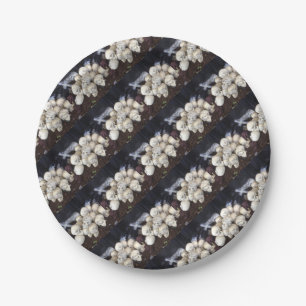 Scary Skulls with popping eyeballs Paper Plate