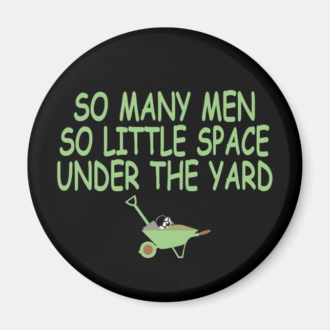 Scary slogan magnet (Front)