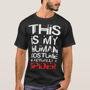 Scary Spider Halloween Costume For Kids and Adults T-Shirt
