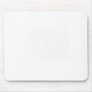 Scary Spider Web - Black Widow Halloween  Mouse Pad