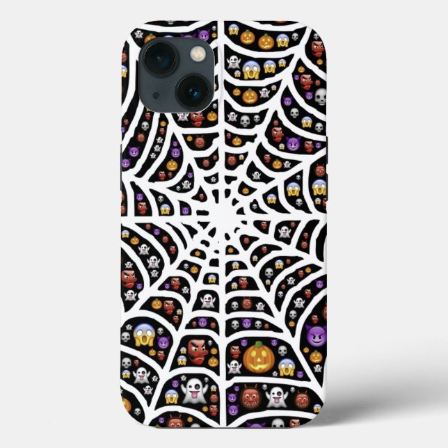 Scary Spooky Cobweb Collage Case-Mate iPhone Case (Back)