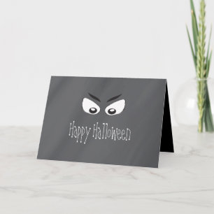Scary Spooky Eyes Card