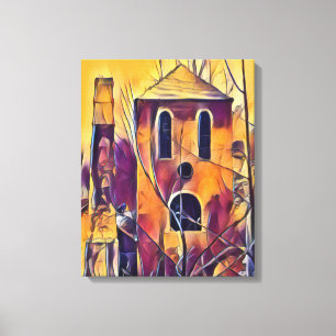 SCARY SPOOKY HALLOWEEN FUN CANVAS PRINT