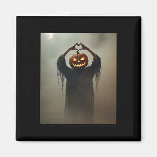 Scary Spooky Jack Olantern Heart Hands Horror Hall Magnet