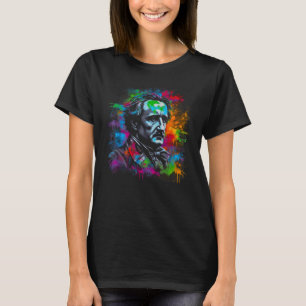 Scary Stories Pop Art Edgar Allan Poe T-Shirt
