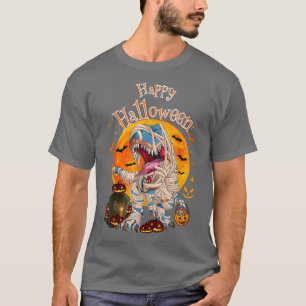Scary TRe Mummy Pumpkins Bats Halloween 2022 Costu T-Shirt