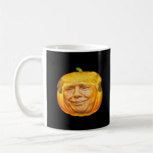 Scary Trumpkin Pumpkin Halloween Party Design Coffee Mug