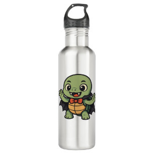 Scary turtle vampire Halloween Oversized T-Shirt 710 Ml Water Bottle