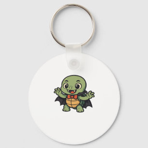 Scary turtle vampire Halloween Oversized T-Shirt Keychain