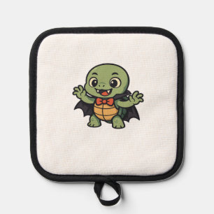 Scary turtle vampire Halloween Oversized T-Shirt Pot Holder