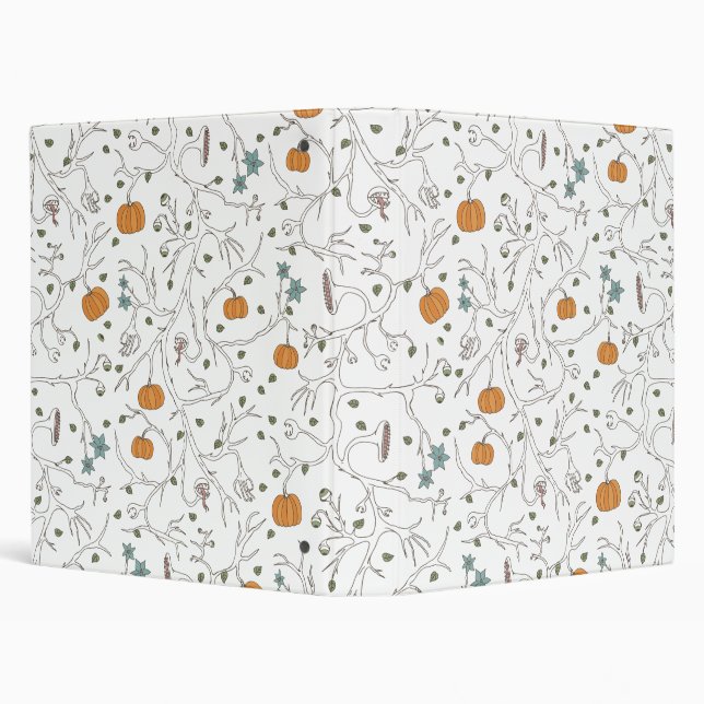 Scary vine pattern for Halloween Binder (Background)