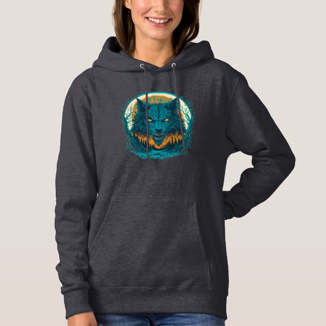 Scary Werewolf Hoodie (Front)