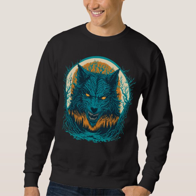 Scary Werewolf Sweatshirt (Front)