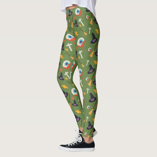 Scary Witch Leggings (Left)