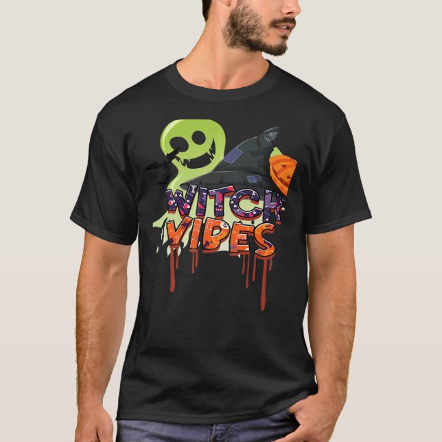 Scary Witch Vibes T-Shirt (Front)
