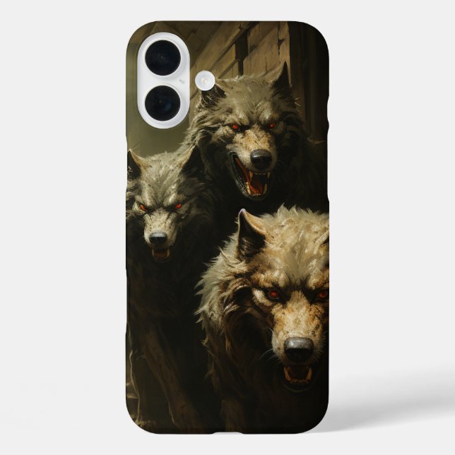 Scary Wolves Phone Case (Back)