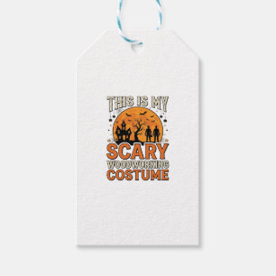 Scary Woodworking Costume Halloween Vintage Design Gift Tags