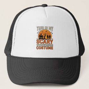 Scary Woodworking Costume Halloween Vintage Design Trucker Hat