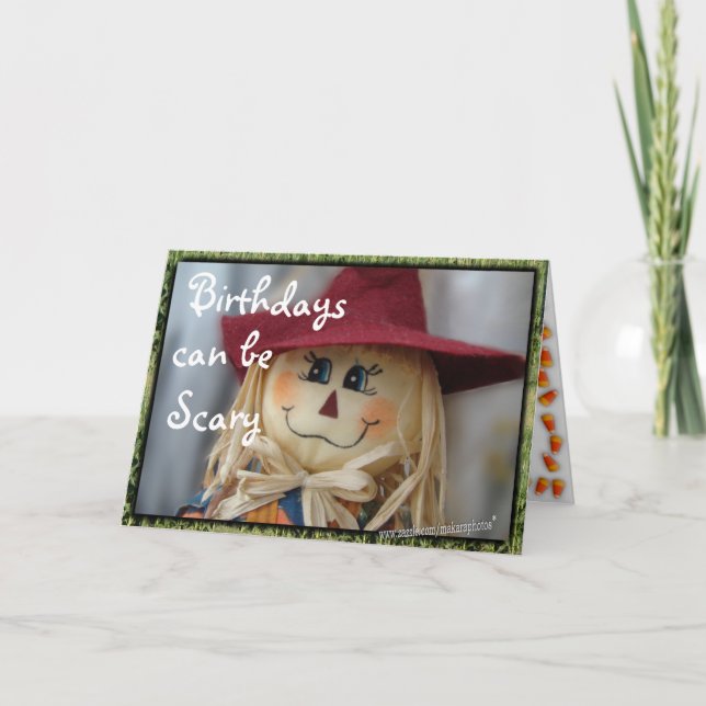 ScaryBday-customize 4 any occasion Card (Front)