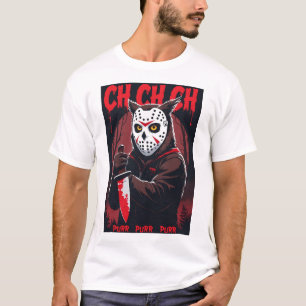 ScaryOwl Horror Face Creepy Funny HalloweenT-shirt T-Shirt