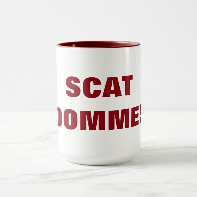 SCAT DOMME! MUG (Center)