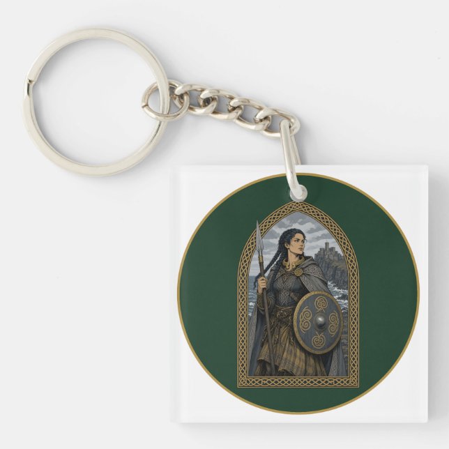Scathach of Skye Keychain (Front)