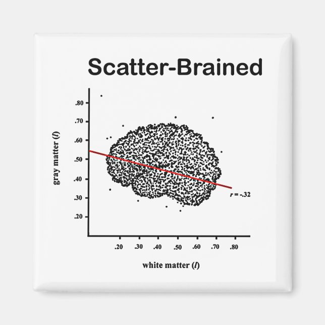 Scatter-Brained Magnet (Front)