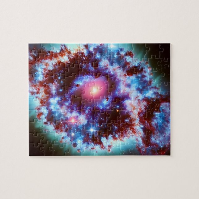 Scattered debris from a cosmic supernova explosion jigsaw puzzle (Horizontal)